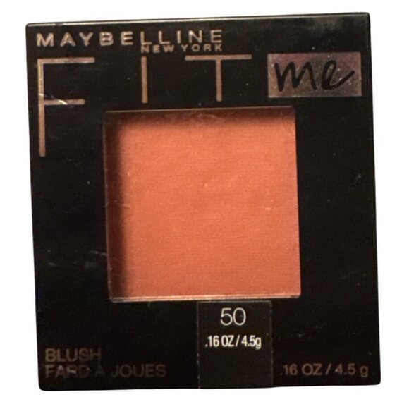 Maybelline Fit Me Blush Wine 50 Skin Tone-Enhancing Color .16 Oz Compact - Picture 1 of 3